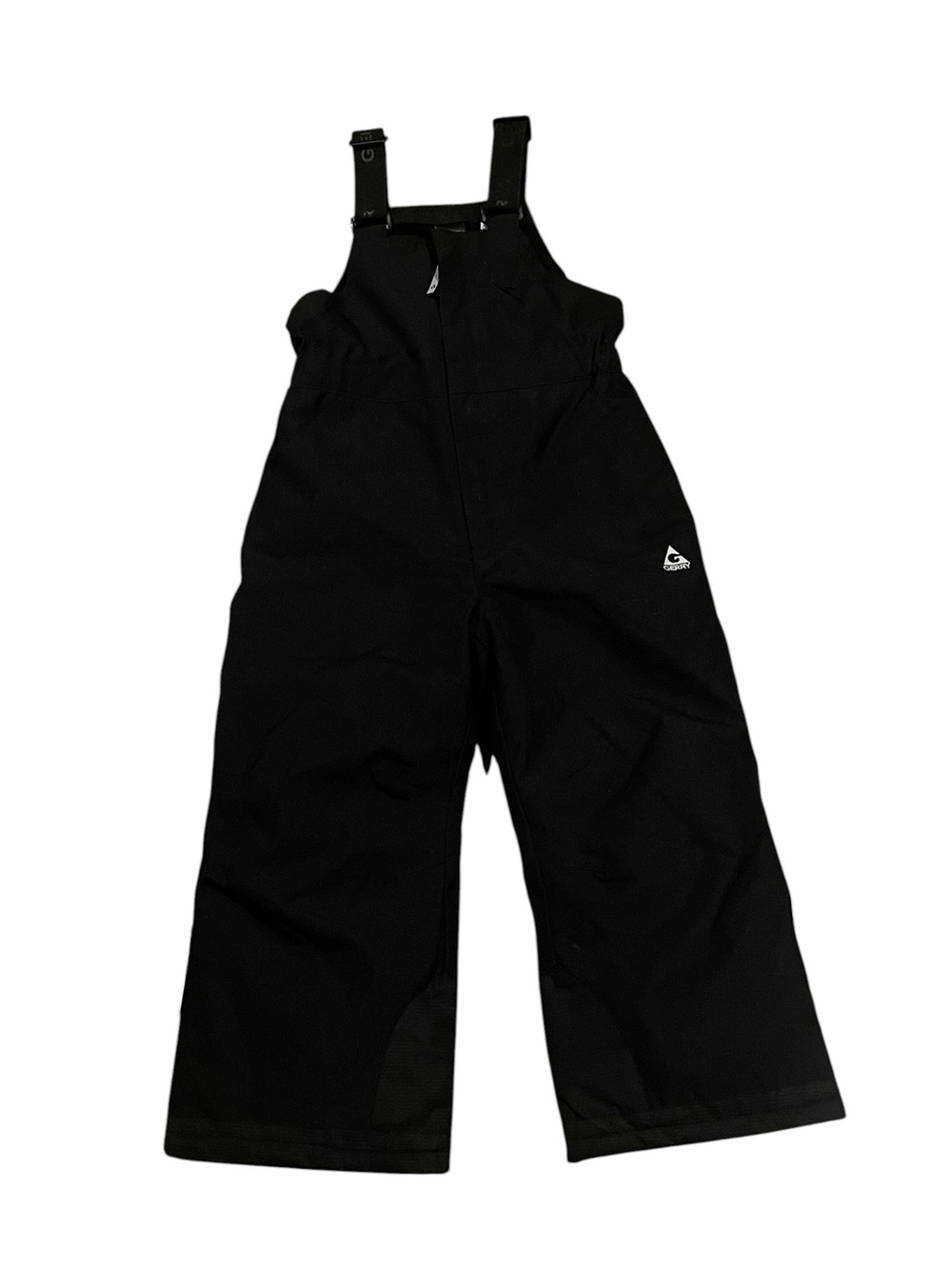 Boys Size 5 Snowpants Gerry Black Snow Bibs Overalls Pants Youth